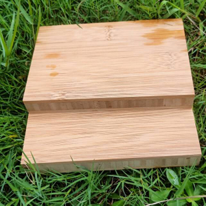 Flachgepresstes horizontales Bambussperrholz mit breiter Körnung