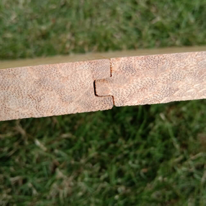 1850 x 142 x 14 mm stranggewebter Bambusboden in natürlicher Farbe